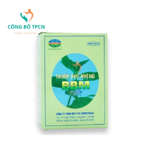 Bột súc miệng BBM - Sát trùng đường họng, điều trị bệnh răng miệng